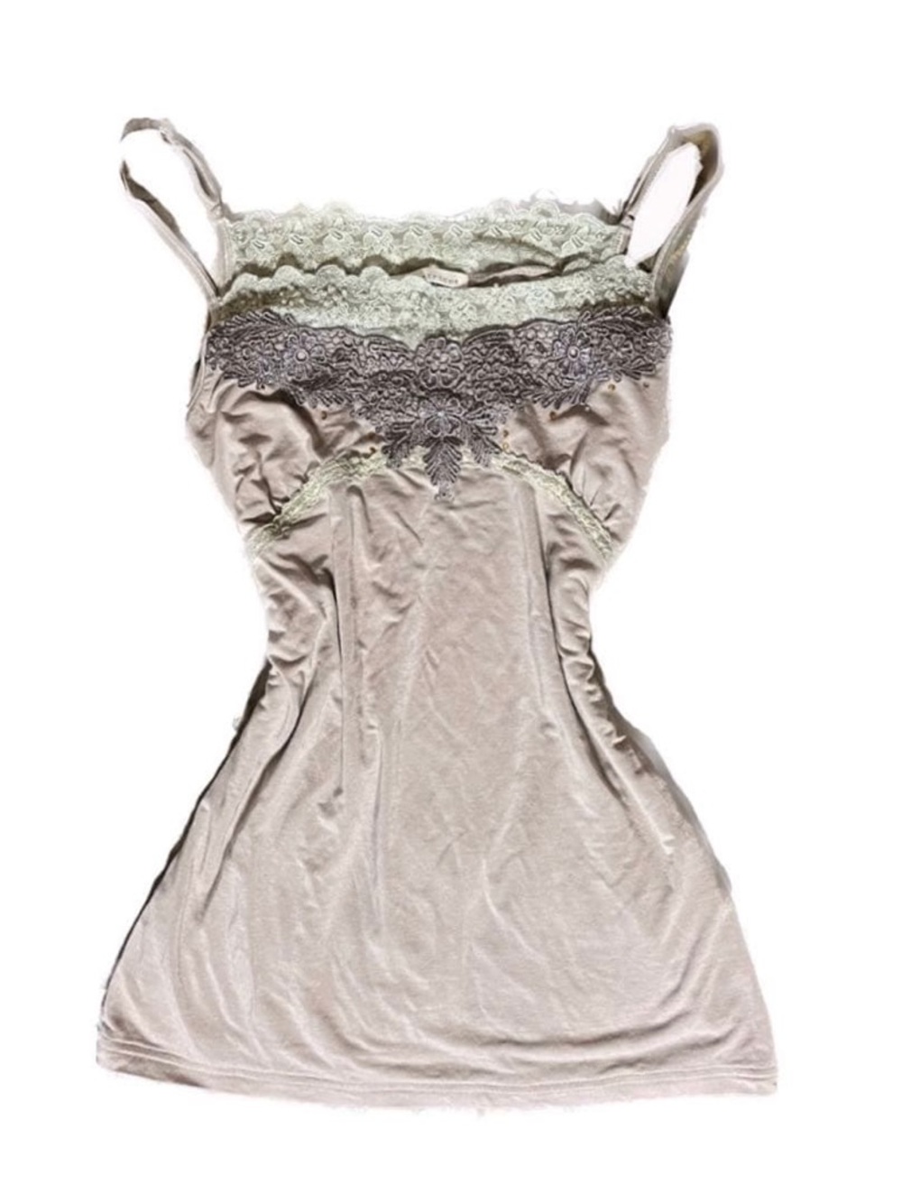 J-Fashion purple cami with lace and beading and sequins